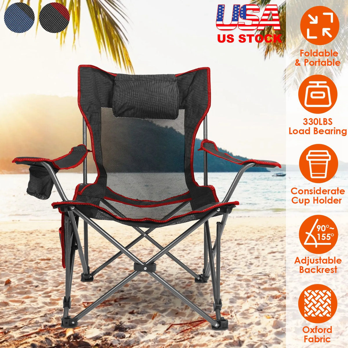 Foldable Camping Chair - Energize Trek