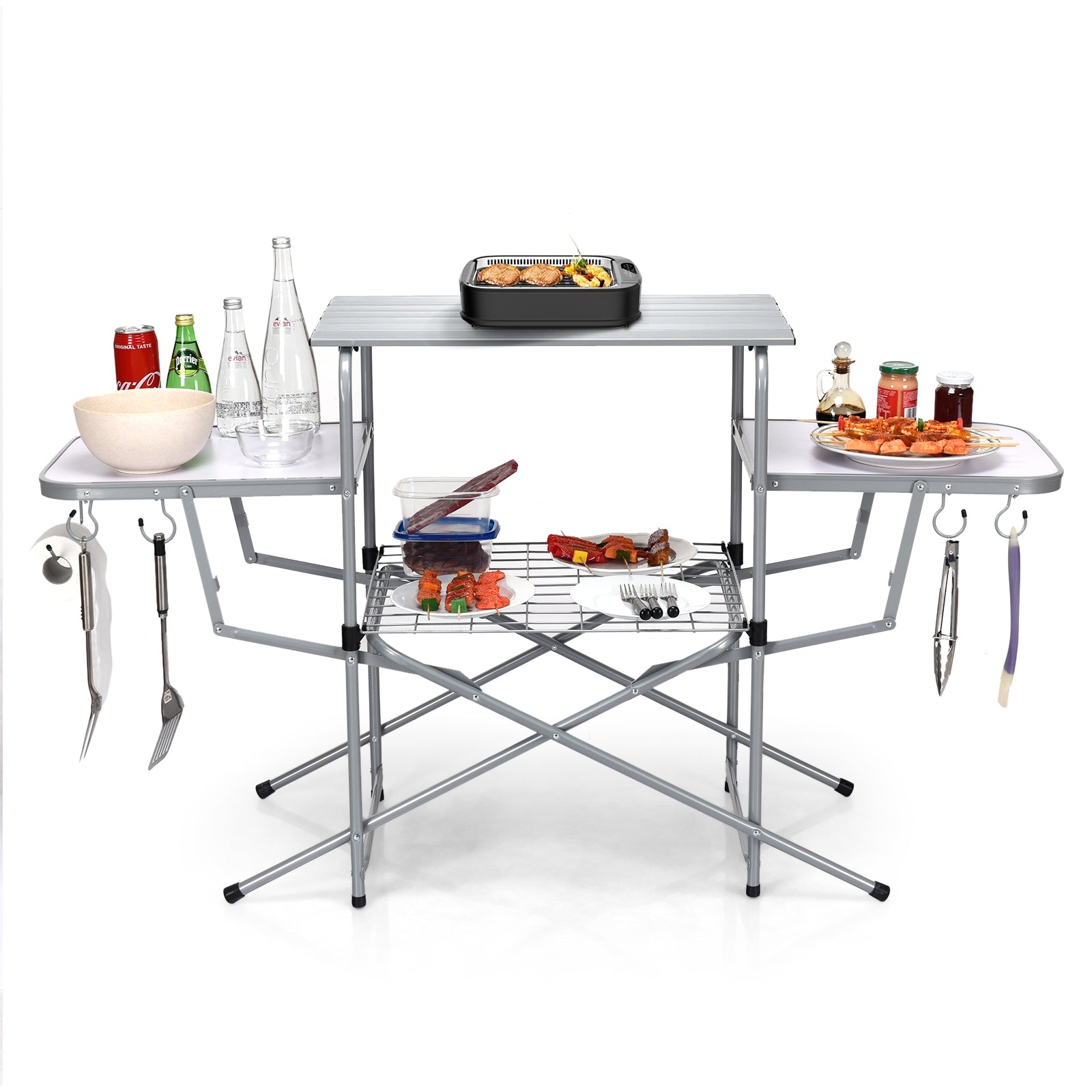 Foldable Outdoor BBQ Table Grilling Stand - Energize Trek