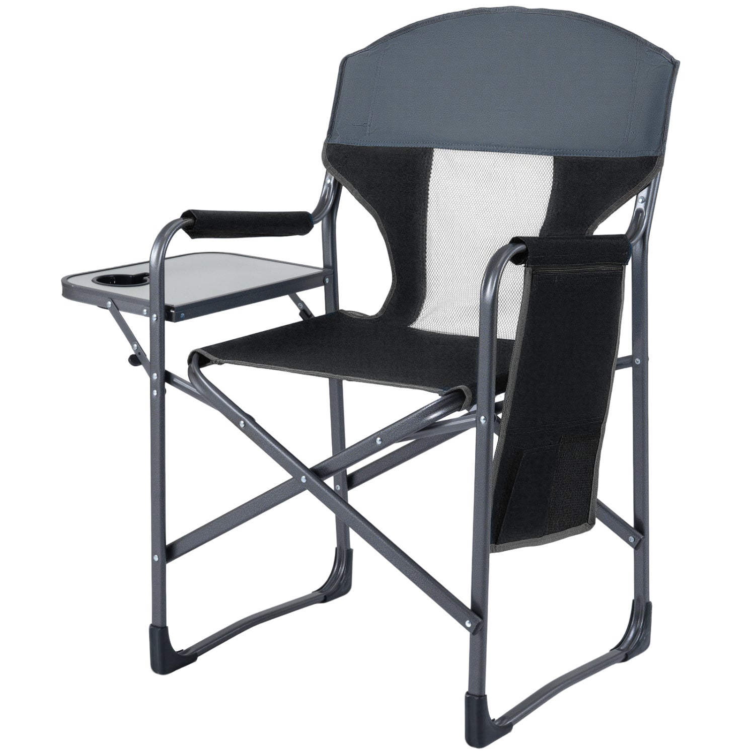 Folding Camping Chair with Cup Holder and Storage Pocket - Energize Trek