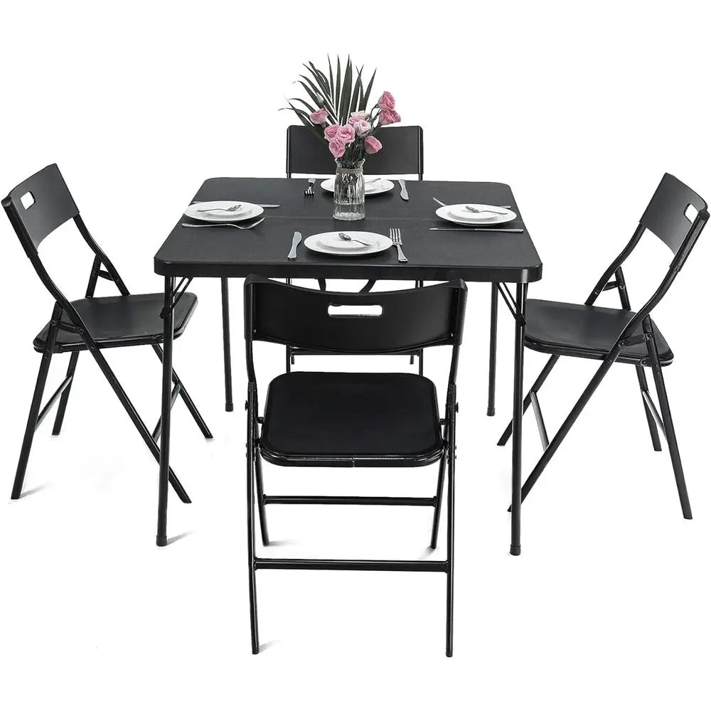 Folding Card Table And Chairs Set For Indoor Outdoor Use - Energize Trek