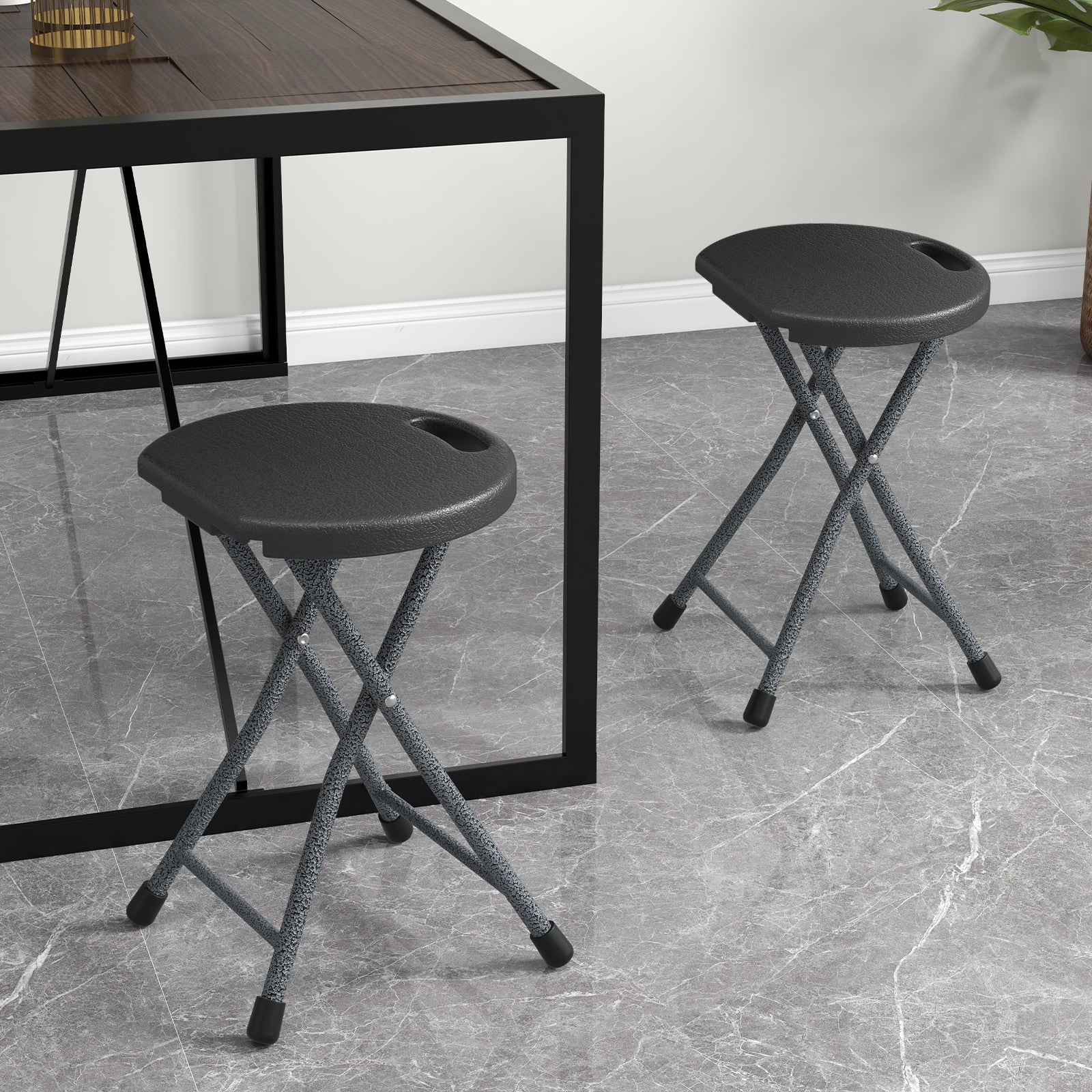Folding Stool with Built-in Handle for Adults - Energize Trek