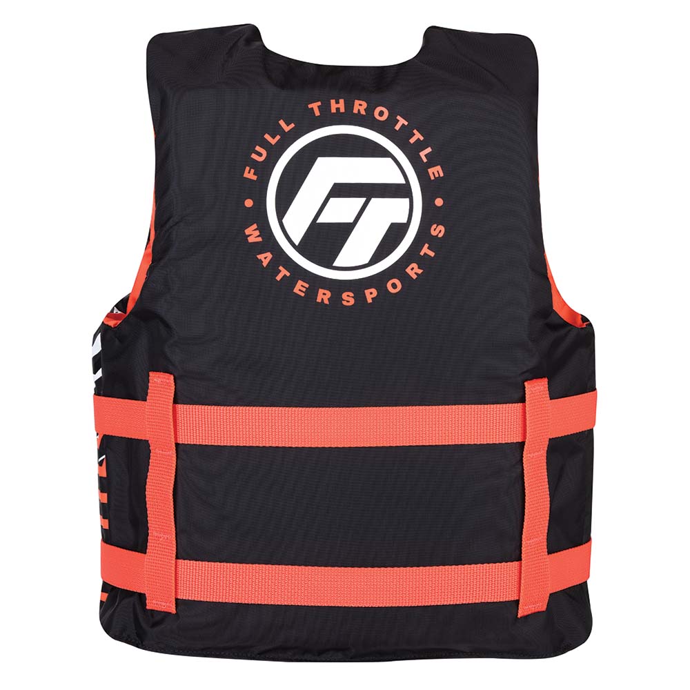 Full Throttle Youth Nylon Life Jacket  PinkBlack 11220010500222