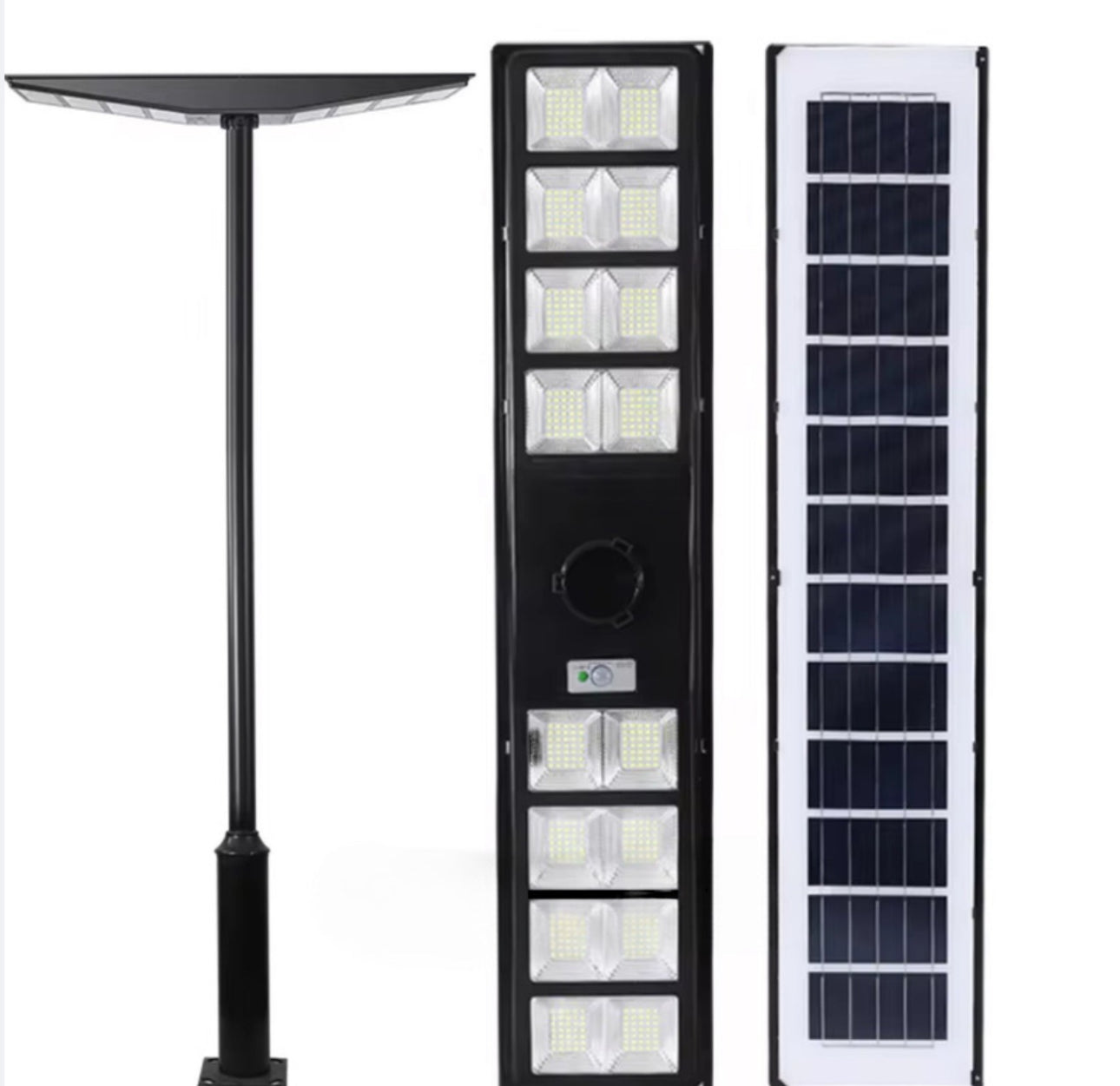 9000W All-in-One Double Side Solar Street Light Road Path Motion Sensor Parking a lot IP65 Waterproof - Energize Trek