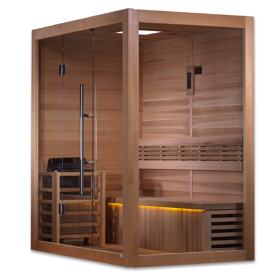 SAUNA EVOLUTION® 3 Person Traditional Steam Sauna Modern Relax 5 - Energize Trek