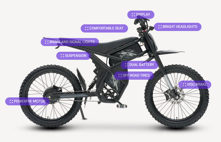 Riding Times GT73 Electric Motorbike - Energize Trek