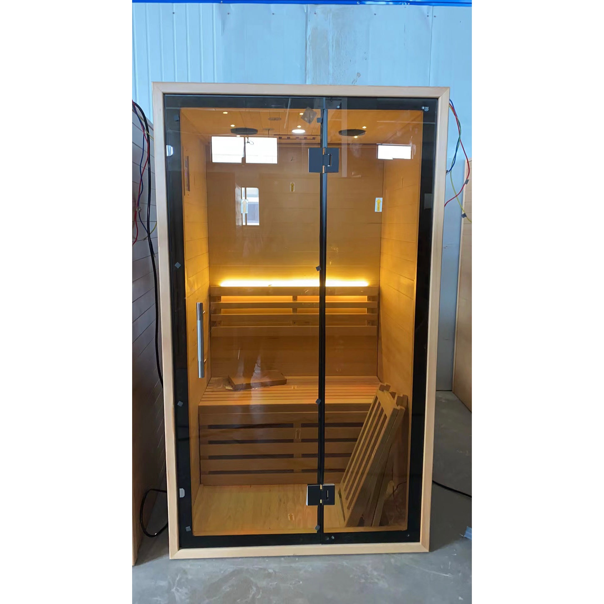SAUNA EVOLUTION®  Indoor Wicking and Perspiration Fumigation Box Wet Sauna Glass 04 - Energize Trek