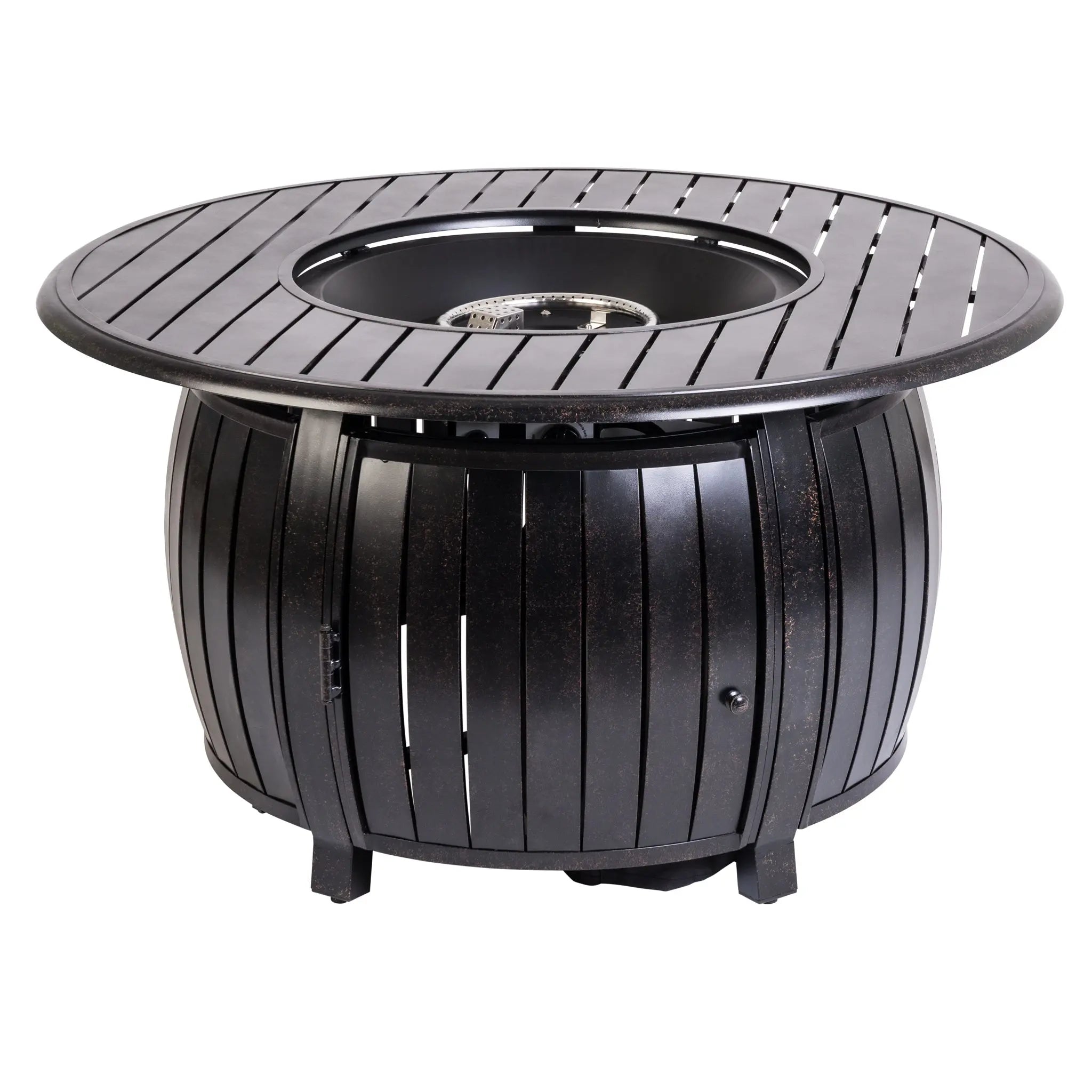 Grand Cooper 44" Round Aluminum Convertible Gas Fire Pit Table - Energize Trek