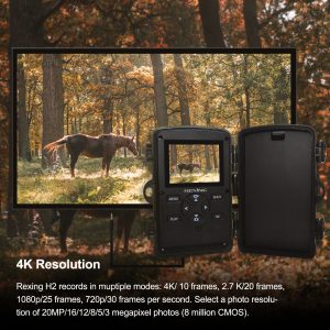 Rexing Woodlens H2 4K Wi-Fi Trail Camera * 2PCS PACK - Energize Trek