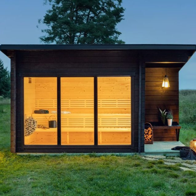 SAUNA EVOLUTION® Large Cabin Sauna Eco Oasis 3 - Energize Trek