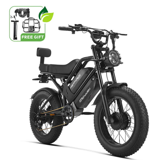 HappyRun G70 Pro Dual-Motor Dual-Battery Electric Cargo Bike - Energize Trek