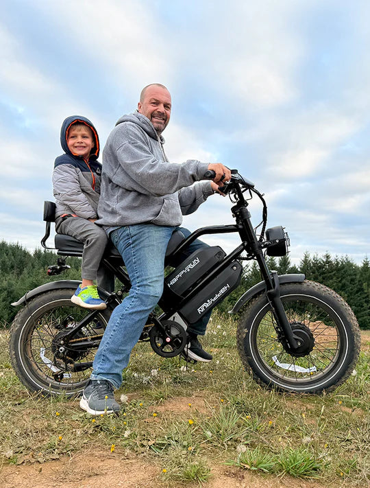 HappyRun G70 Pro Dual-Motor Dual-Battery Electric Cargo Bike - Energize Trek