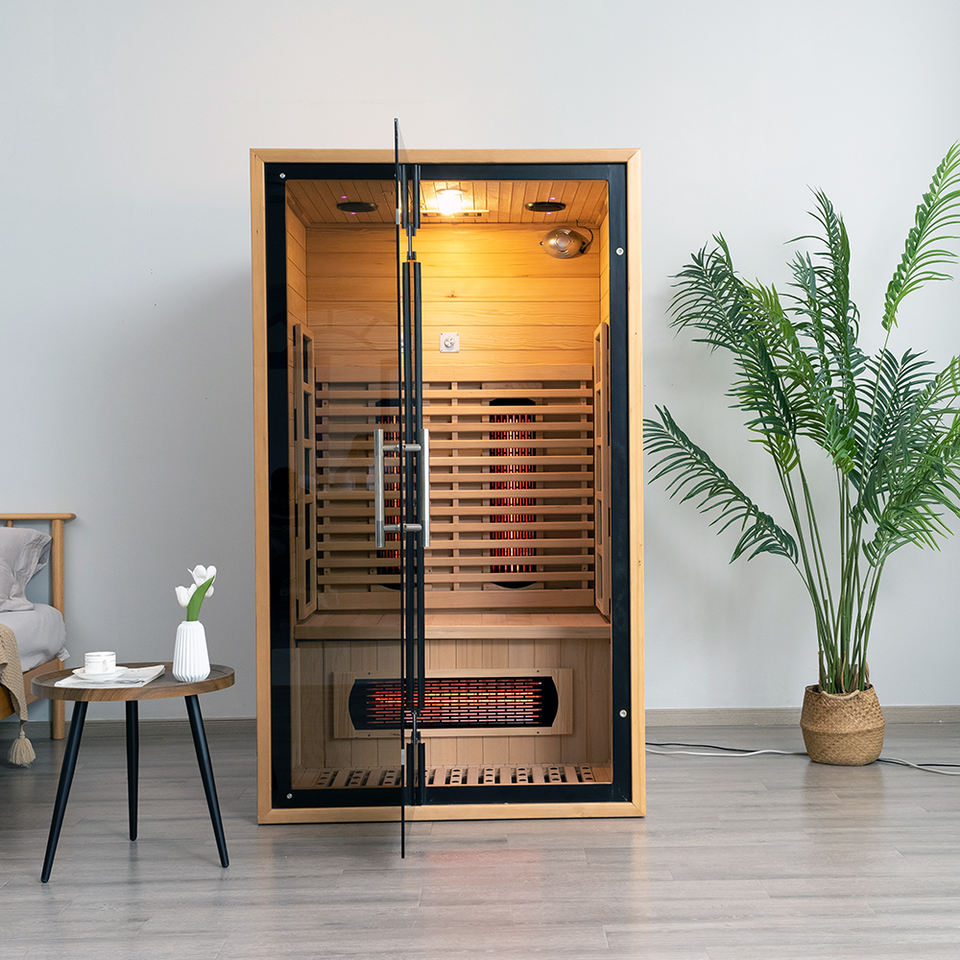 SAUNA EVOLUTION® Luxury Ozone Dry Far Infrared Indoor Sauna - Energize Trek