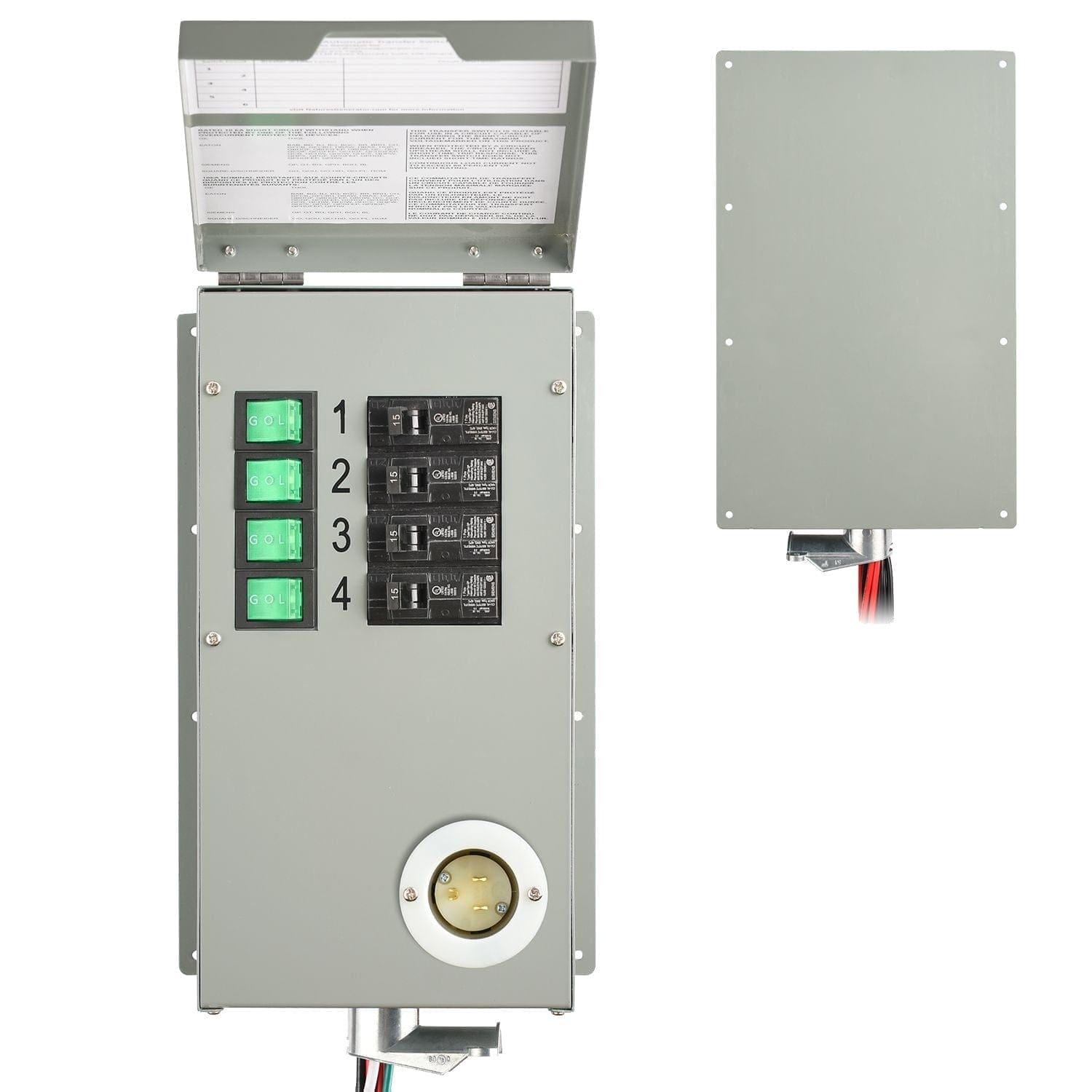 High Capacity Lithium 1800 Solar Generator and Transfer Switch - Energize Trek