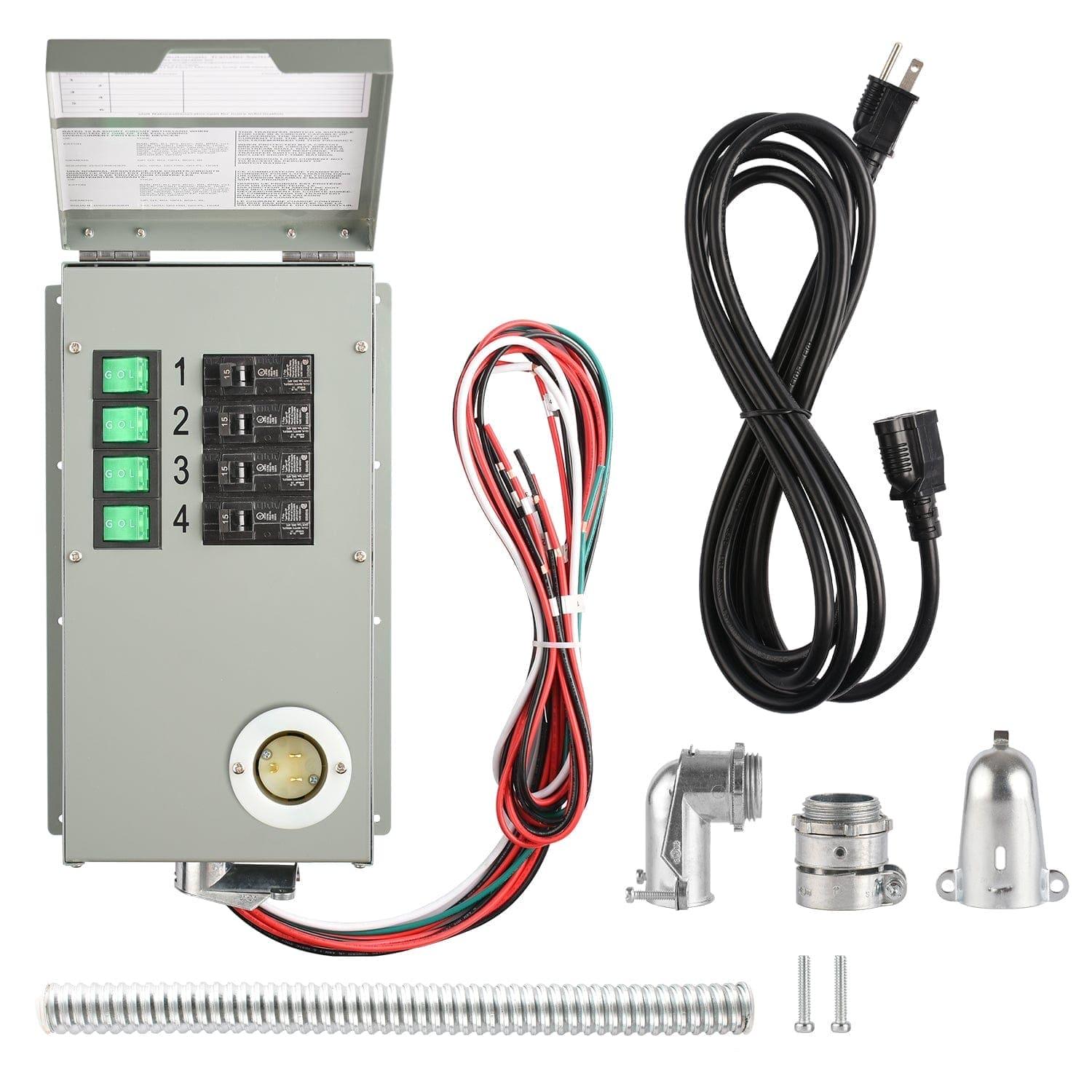 High Capacity Lithium 1800 Solar Generator and Transfer Switch - Energize Trek