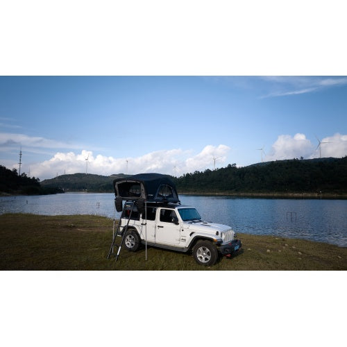 ILANDER Lite Cruiser Car Roof top Tent 120cm, Entry Level Onshore Aluminum Folding Car Roof Tent For Sedan SUV Truck Camping Waterproof, Windproof, Rugged - Energize Trek
