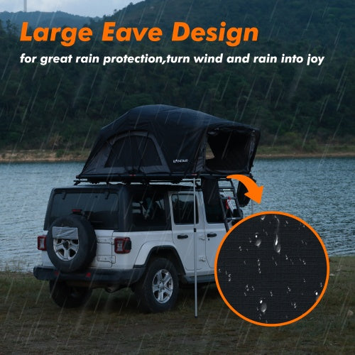 ILANDER Lite Cruiser Rooftop Tent 140cm, Entry Level Land Aluminum Folding Rooftop Tent For Sedans SUV Truck Camping Waterproof, Windproof, RuggedUnavailable Platform - Amazon - Energize Trek