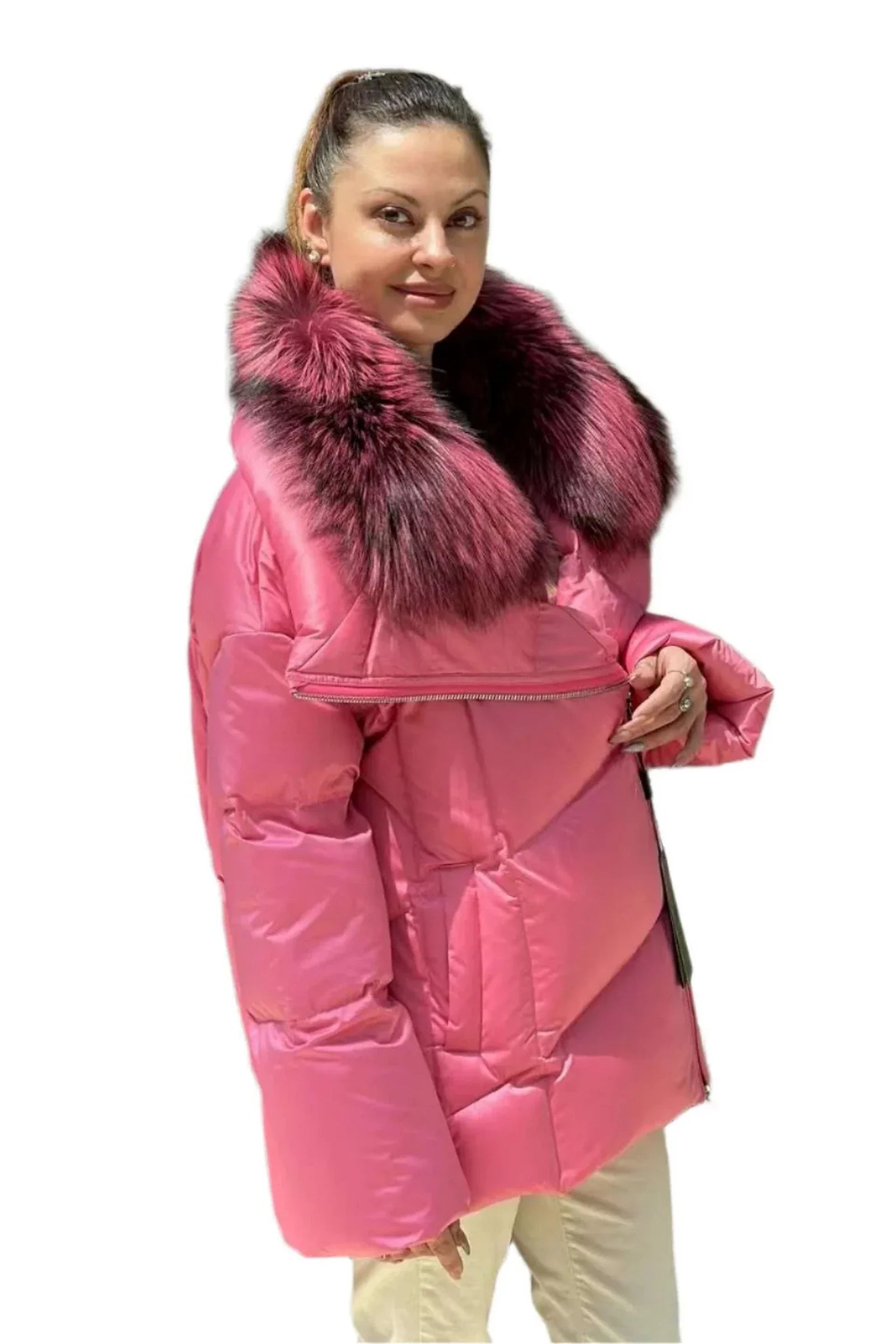 Genuine Silver Fox Premium Down Fill Jacket - Energize Trek