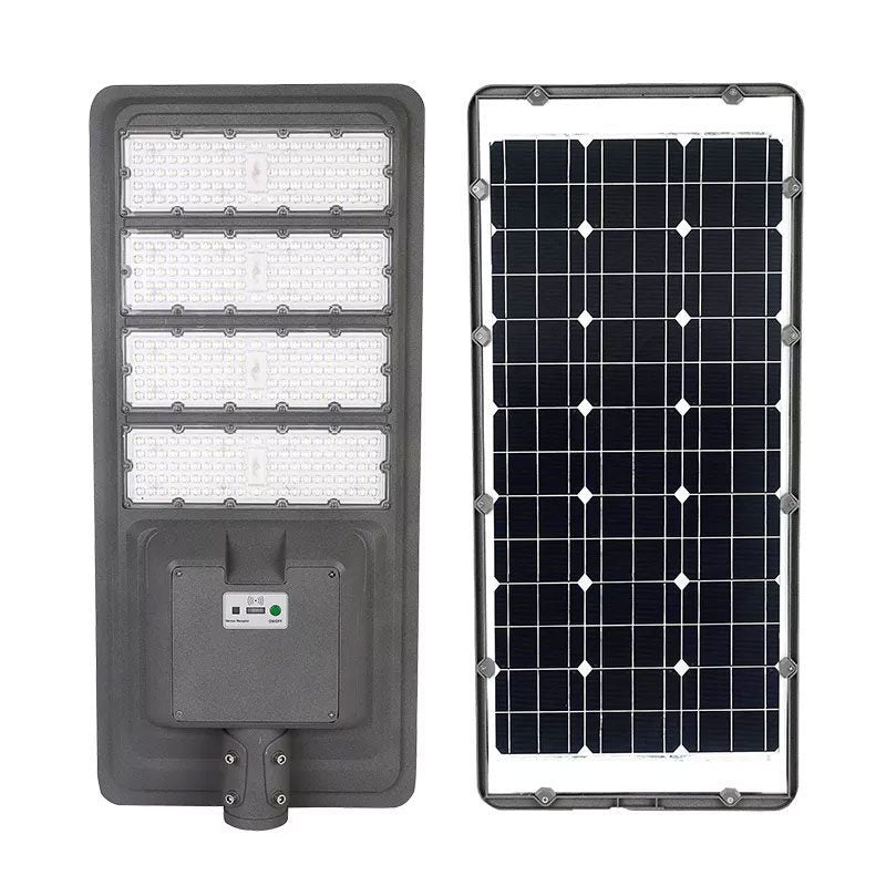 9000W Aluminum Frame All In One Solar Street /Parking Lights Motion Sensor, Dusk to Dawn 180000LM with Remote Control - Energize Trek