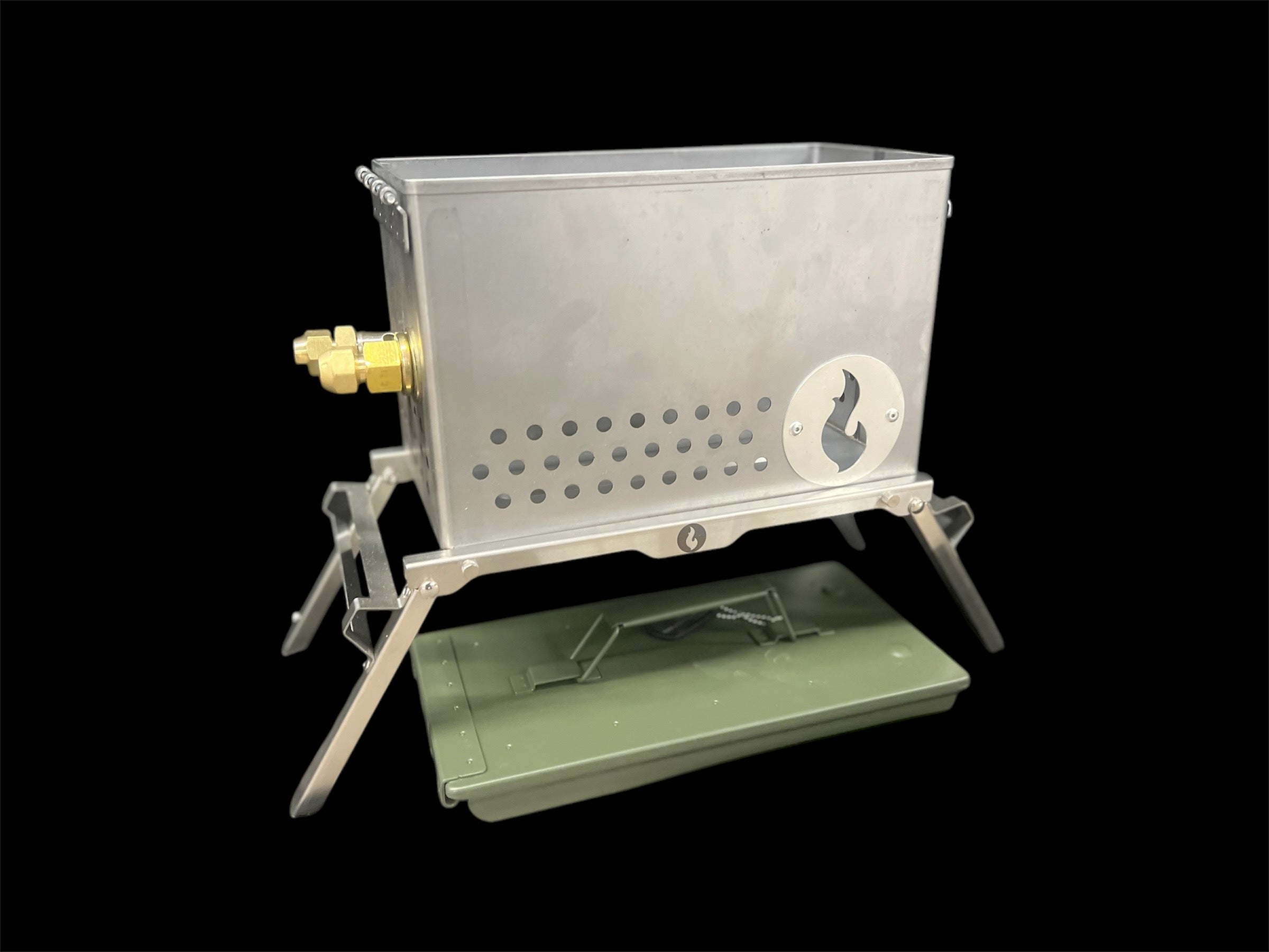 Naked LavaBox Combo: Color-changing fire pit with Over/Under and Bugout Bag - Energize Trek