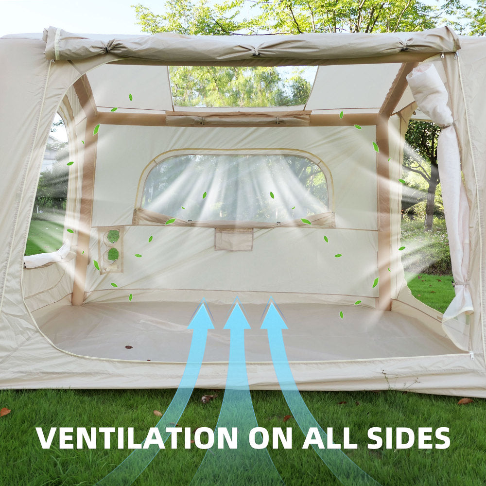 Inflatable SUV Camping Tent | 2-in-1 Tailgate & Standalone Air Tent for 4–6 People, 5-Min Setup, 4-Season Waterproof — Oxford Fabric - Energize Trek
