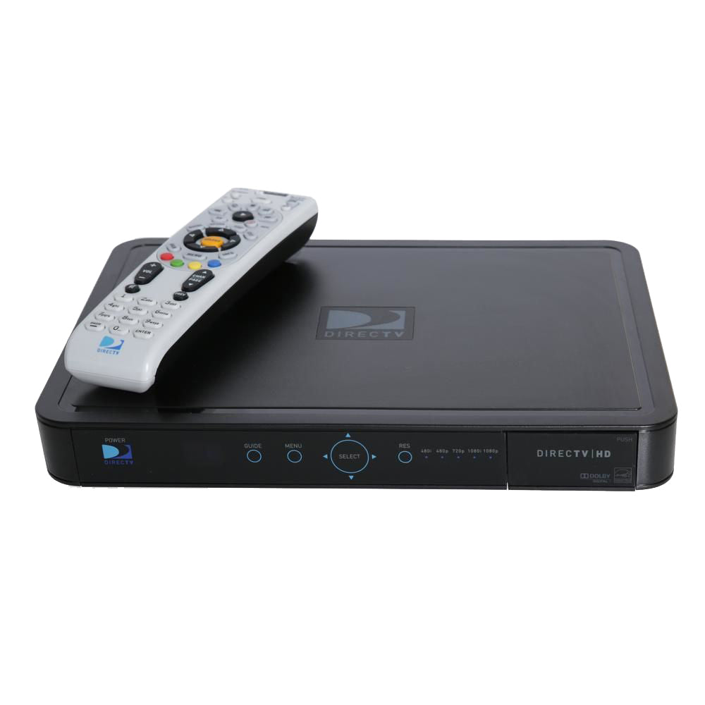 KVH HR24 HDDVR Receiver  110V AC fDIRECTV wRFIR Remote Control  Remanufactured 720900HR24
