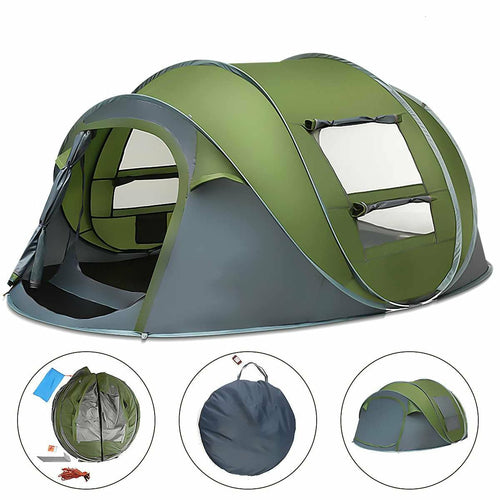 Large Capacity 4 to 5 Persons Automatic Pop Up Camping Tent - Energize Trek