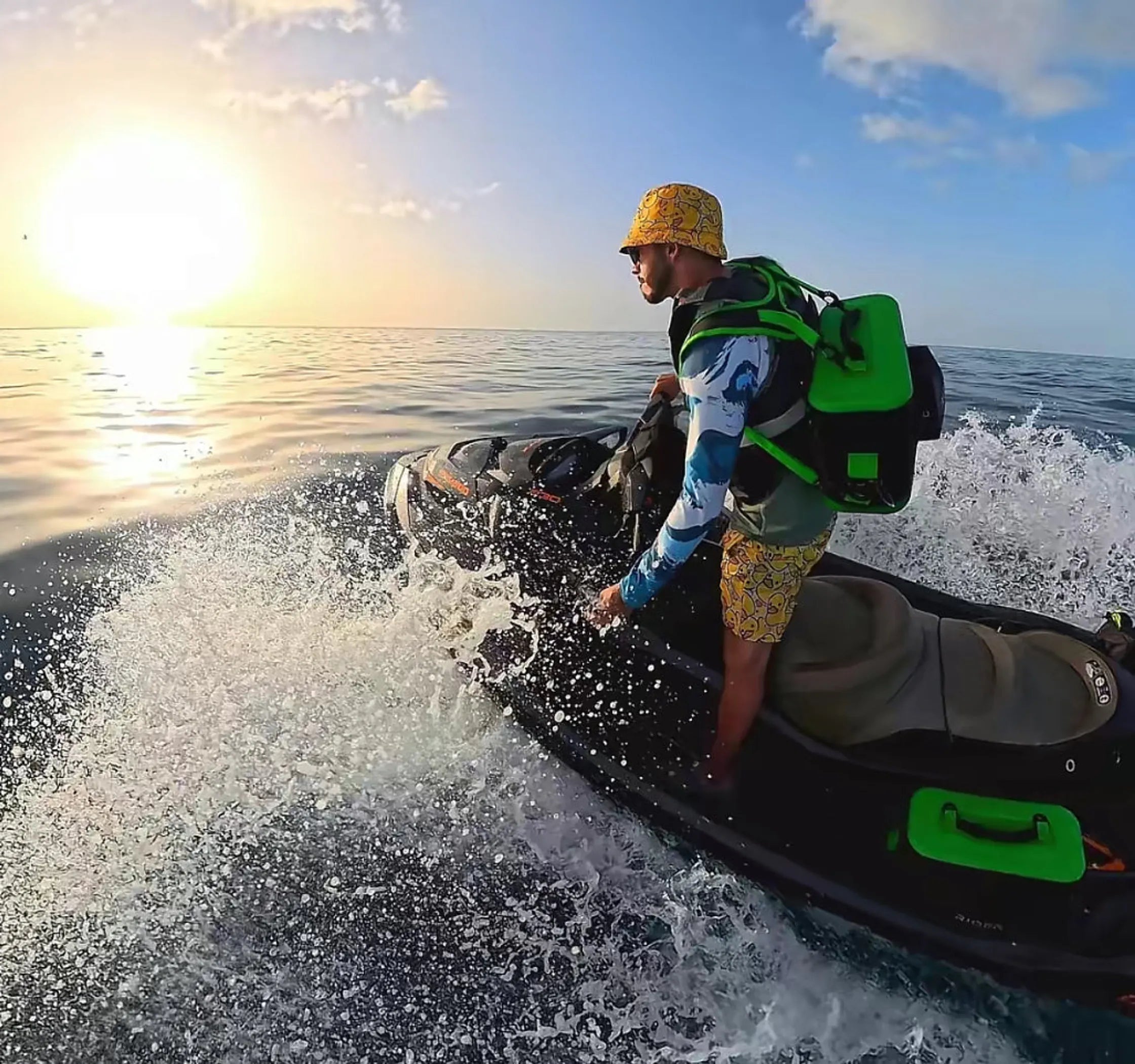 Large Jet Ski Cooler by Rider Coolers - Single PWC Cooler, Fits All Personal Watercraft - Energize Trek