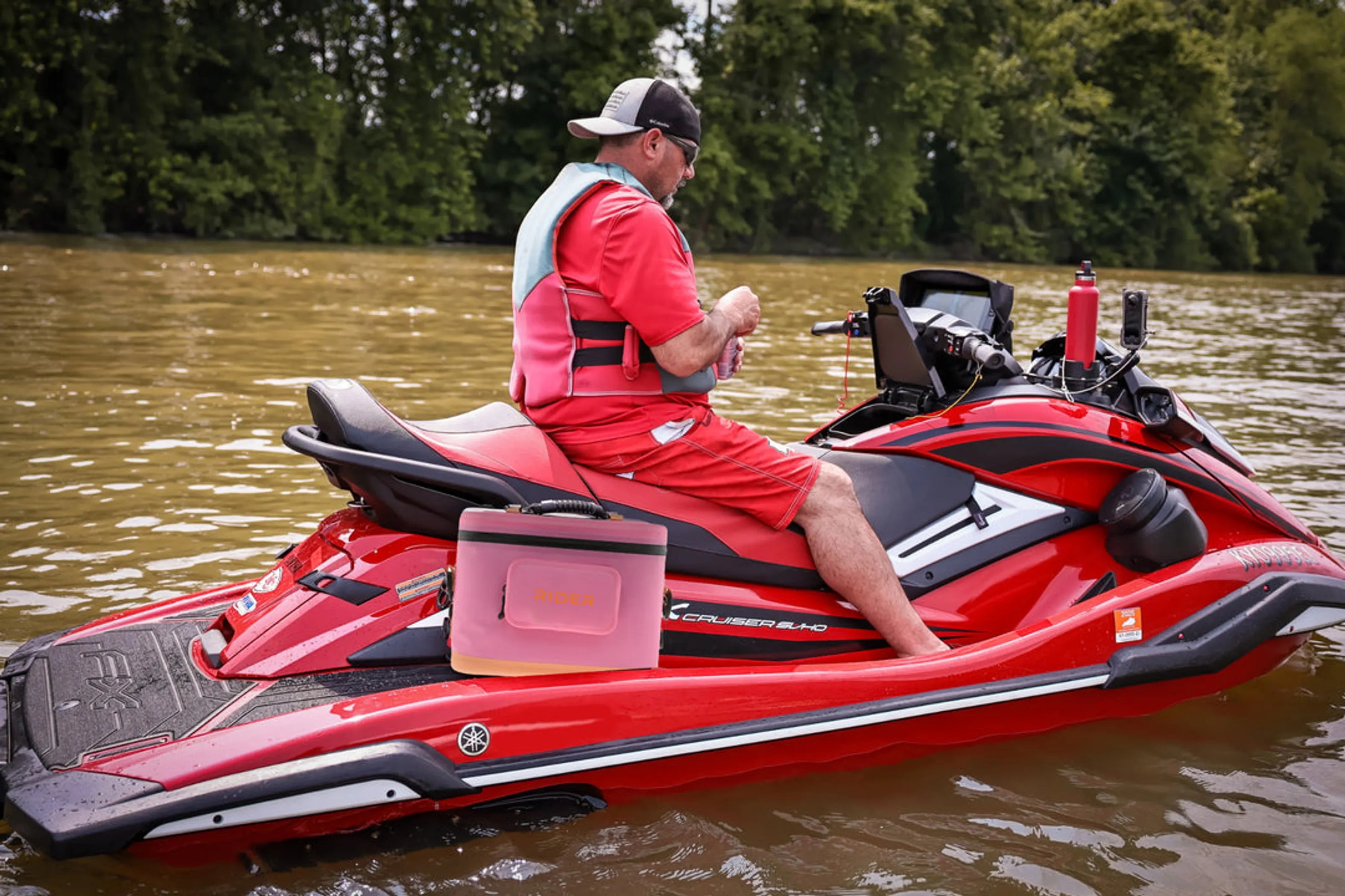 Large Jet Ski Coolers by Rider Coolers - Set Coolers, Fits All PWC's, Holds 10 Cans Each - Energize Trek