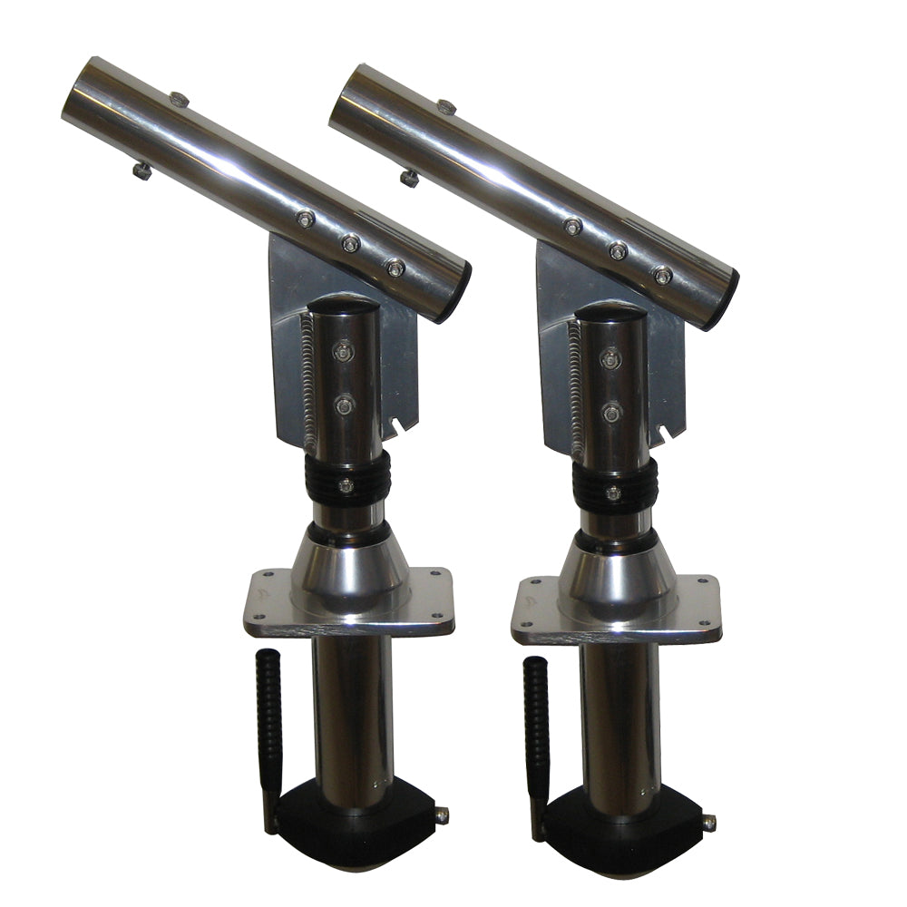 Lees Sidewinder BoltIn Outrigger Mounts LayDown Version  SilverPair SW9300