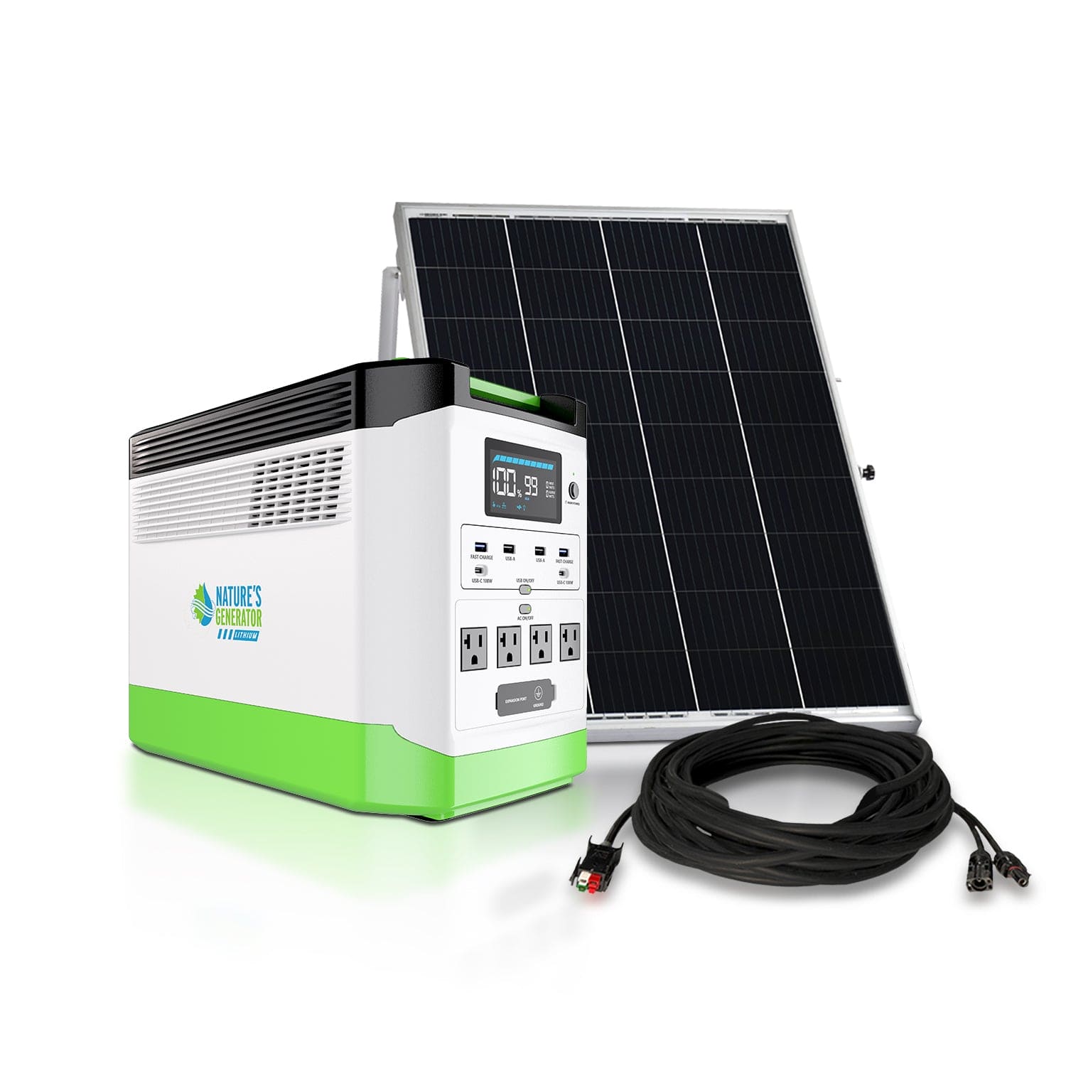 Nature's Generator Lithium 1800 Solar Generator - Energize Trek