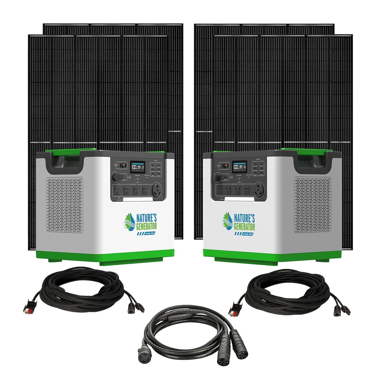 Nature's Generator Lithium 3600 Solar Generator - Energize Trek