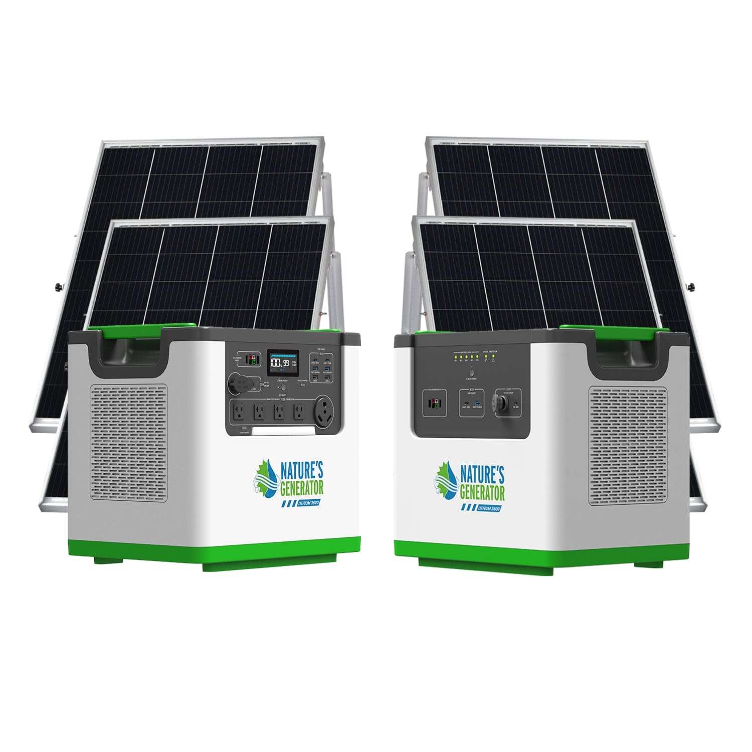 Nature's Generator Lithium 3600 Solar Generator - Energize Trek