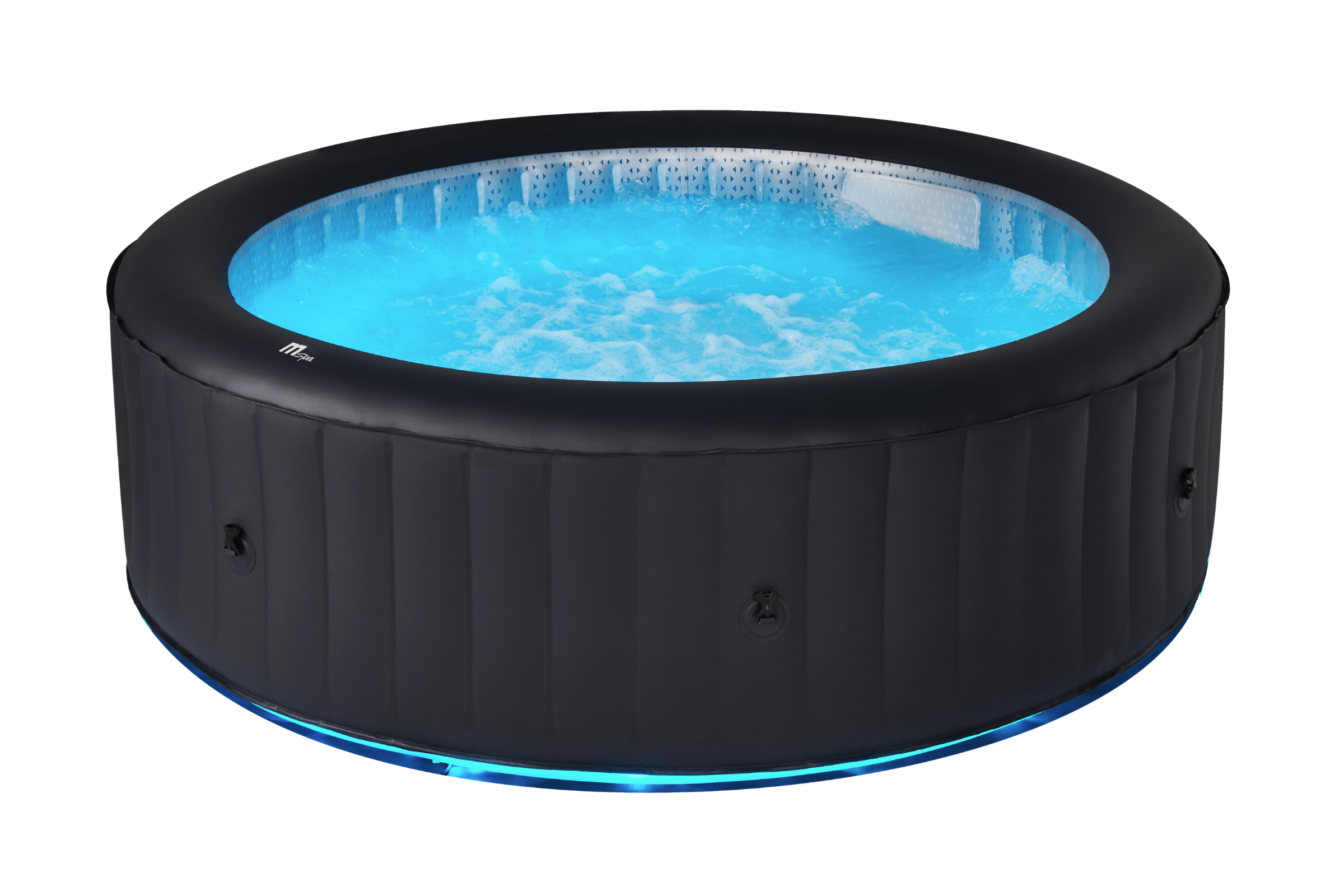 MSPA | AURORA | Urban Series | Inflatable Hot Tub & Spa | Light up the night | Upto 6 Person - Energize Trek