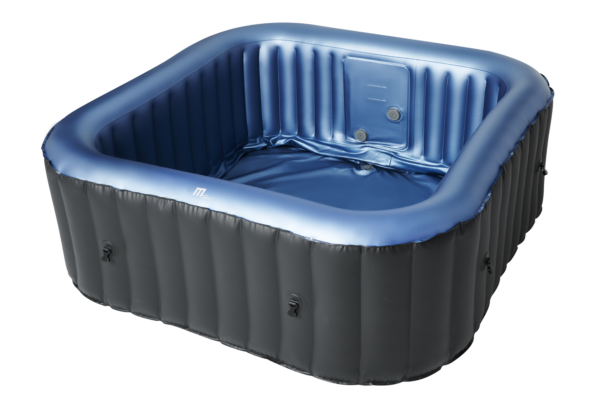 MSPA | TEKAPO | Comfort Series | Inflatable Hot Tub & Spa | Metallic Blue | Upto 6 Person - Energize Trek