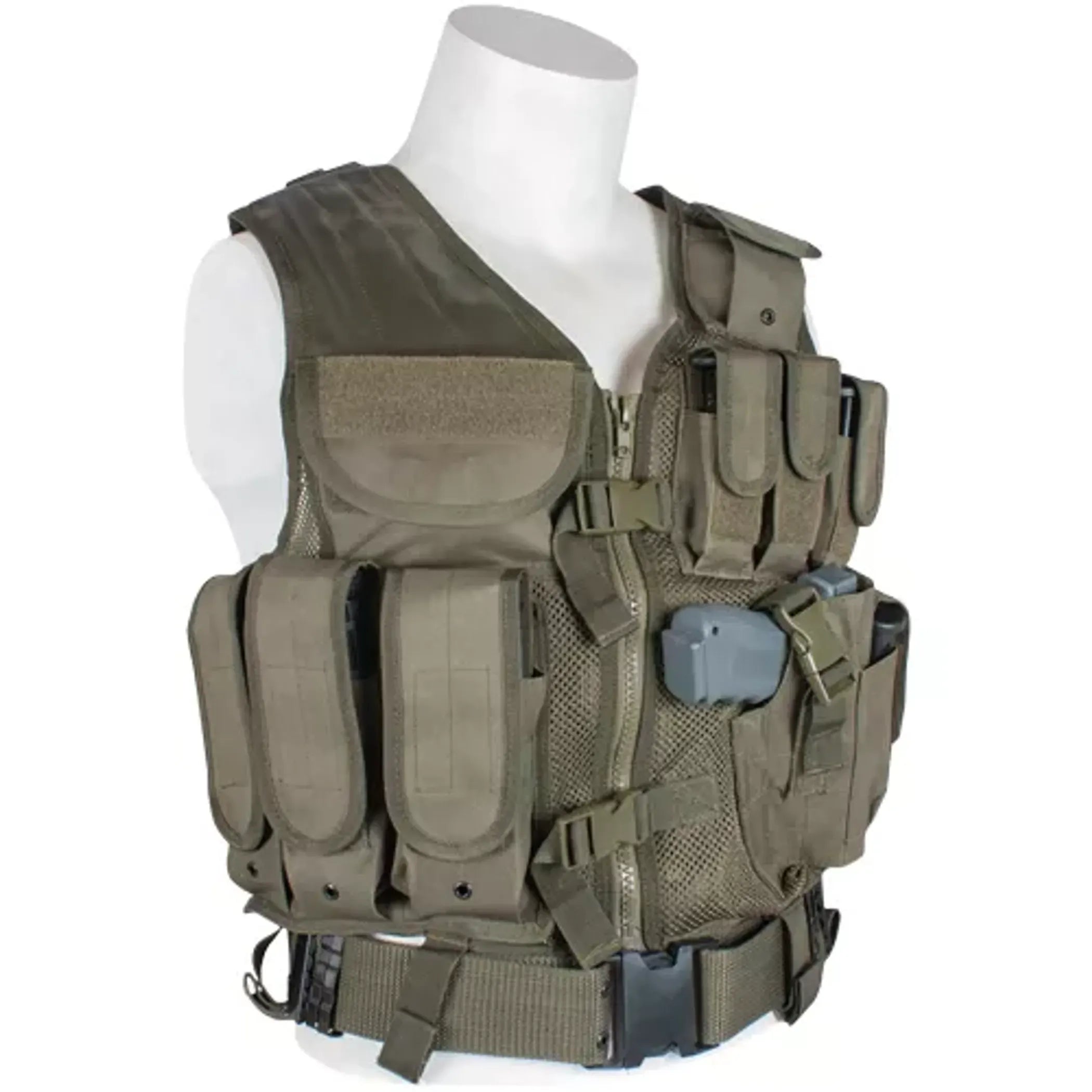 Mach-1 Tactical Vest - Olive Drab - Energize Trek