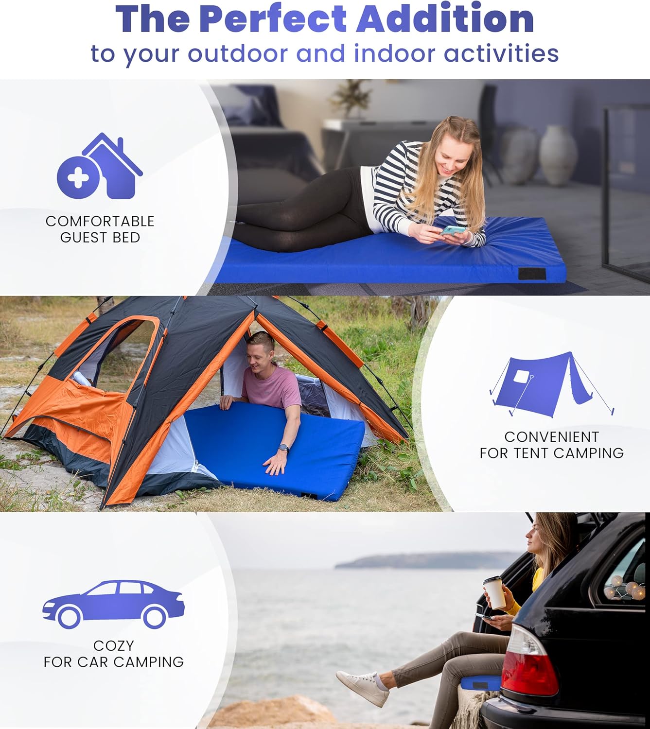 Matrix Air-Cell Memory Foam Camping Mattress - Energize Trek