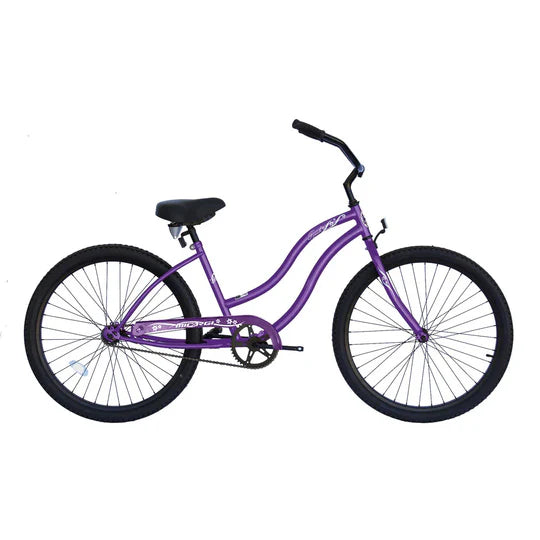Micargi 26" Touch Single Speed 36 Spokes Women Cruiser Bicycle - Energize Trek