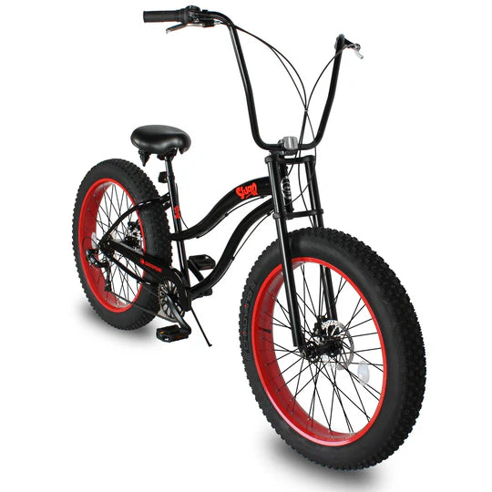 Micargi Slugo SS Female 26"*4" Fat Tire with 7-Speed Disc Brake Beach Cruiser Bike - Energize Trek