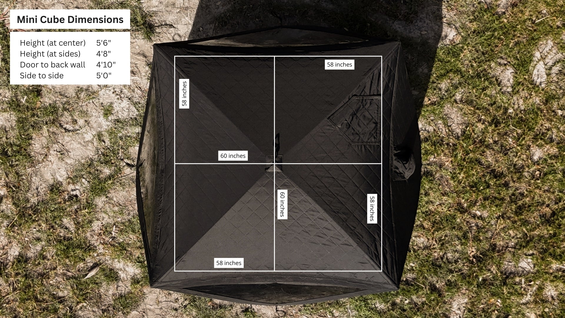 Mini Cube Sauna Tent Starter Package (2-person) - Energize Trek
