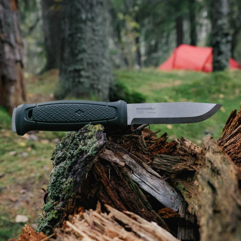 Mora Garberg Stainless Military Green with Simple Poly Sheath #14472 - Energize Trek