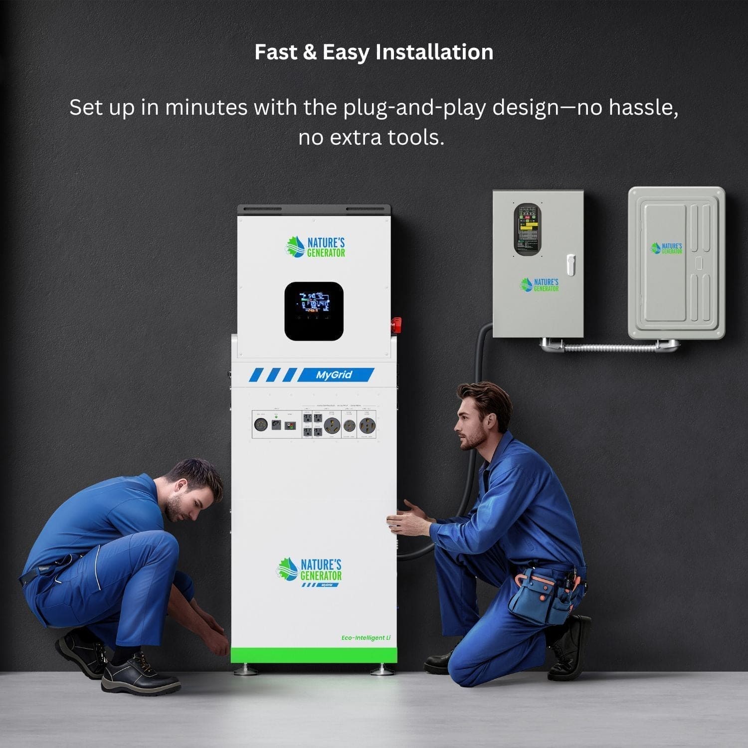 MyGrid 10K Solar and Wind Generator for Home - Energize Trek