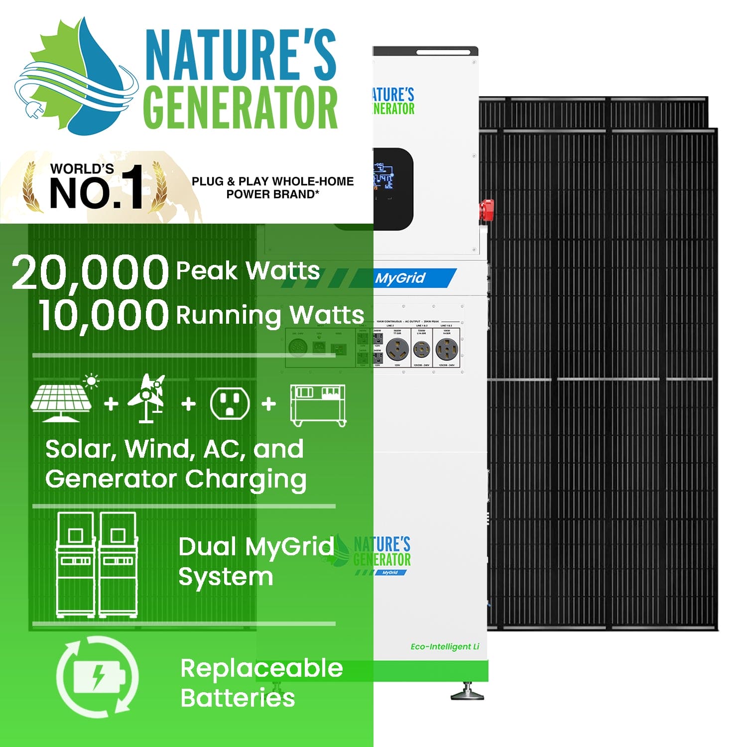 MyGrid 10K Solar Generator for Home - Energize Trek