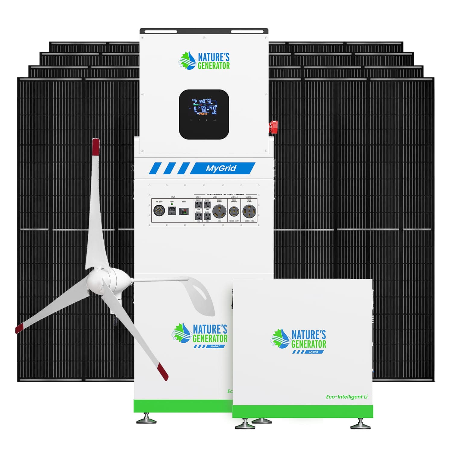 MyGrid 10K Solar and Wind Generator for Home - Energize Trek