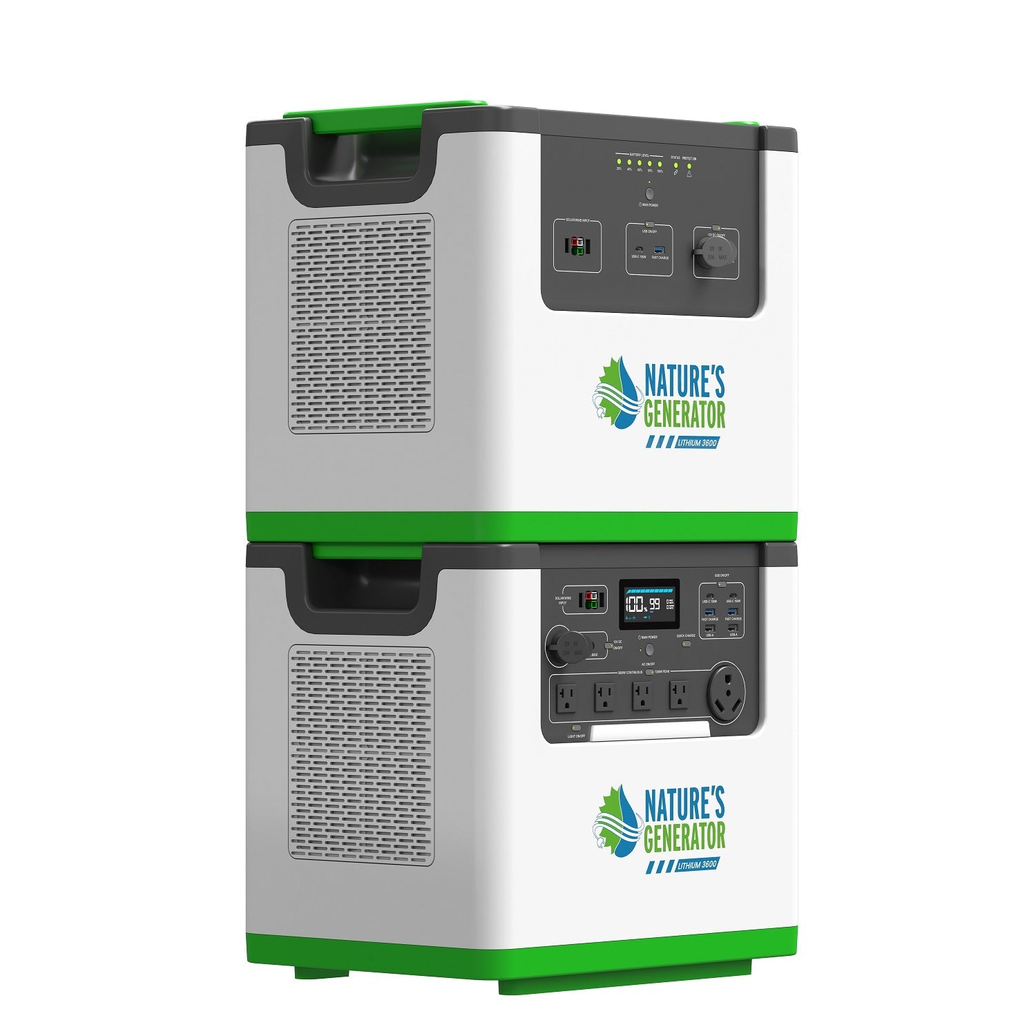 Nature's Generator Lithium 3600 Solar Generator - Energize Trek