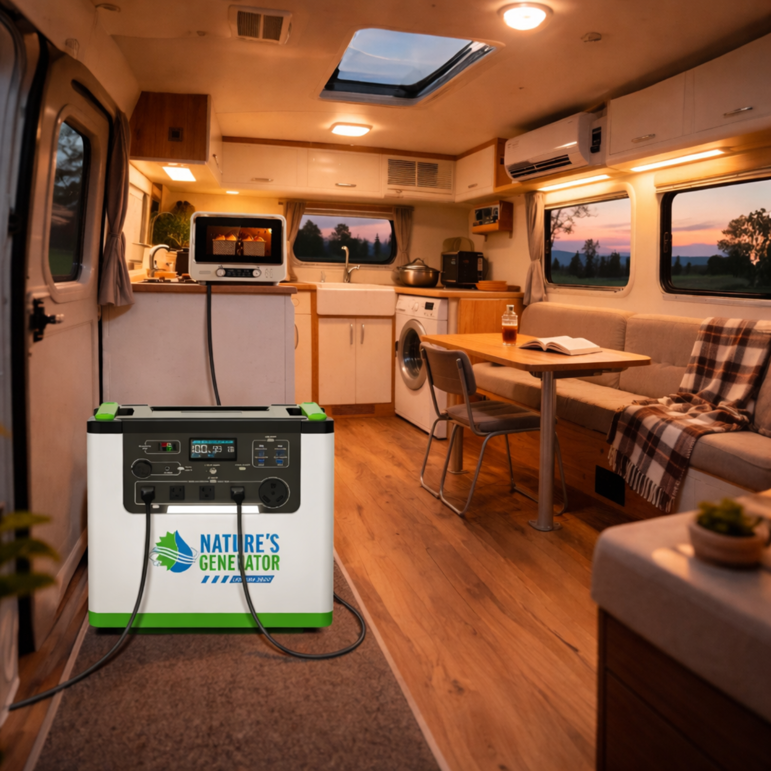 Nature's Generator Lithium 3600 Solar Generator - Energize Trek
