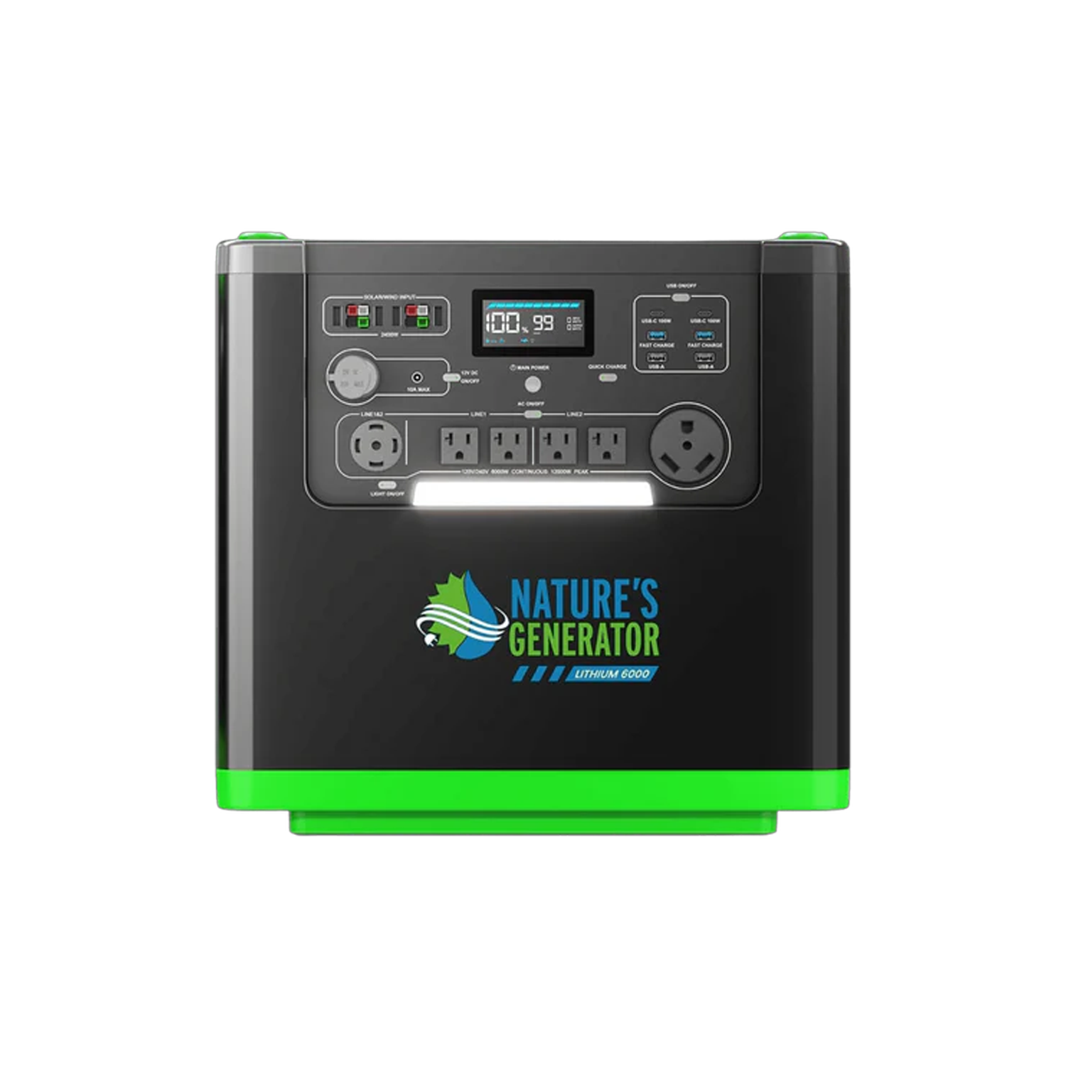Nature's Generator Lithium 6000 Power Station - Energize Trek