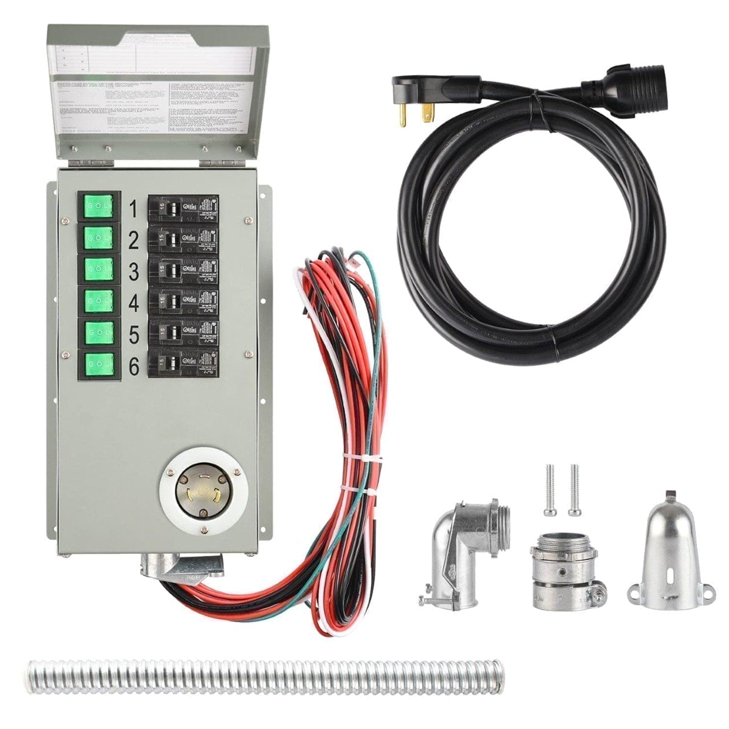 Nature's Generator Lithium 3600 Solar Generator and Transfer Switch - Energize Trek