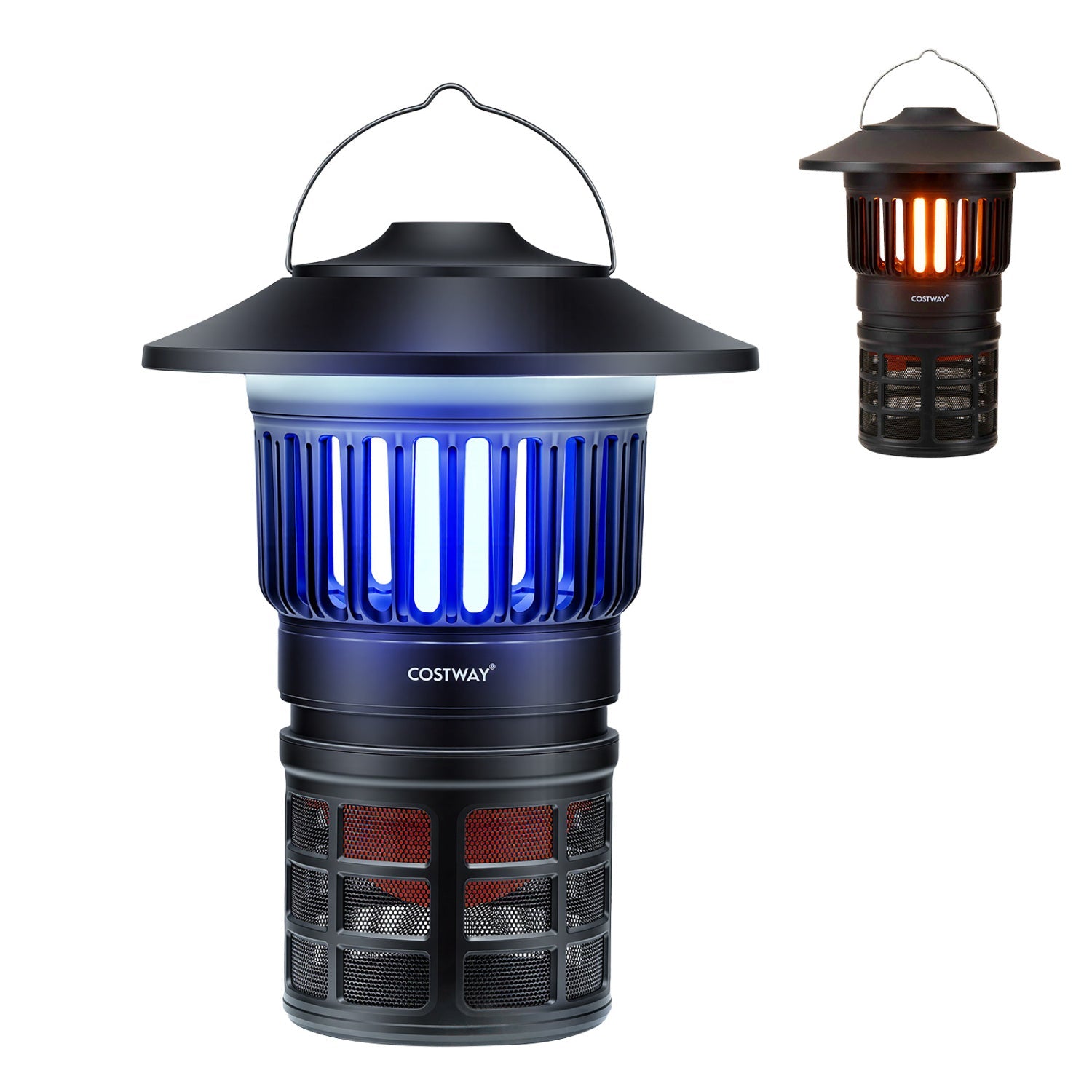 Outdoor Fly Trap with Light Rechargeable Electric Bug Catcher and Killer - Energize Trek