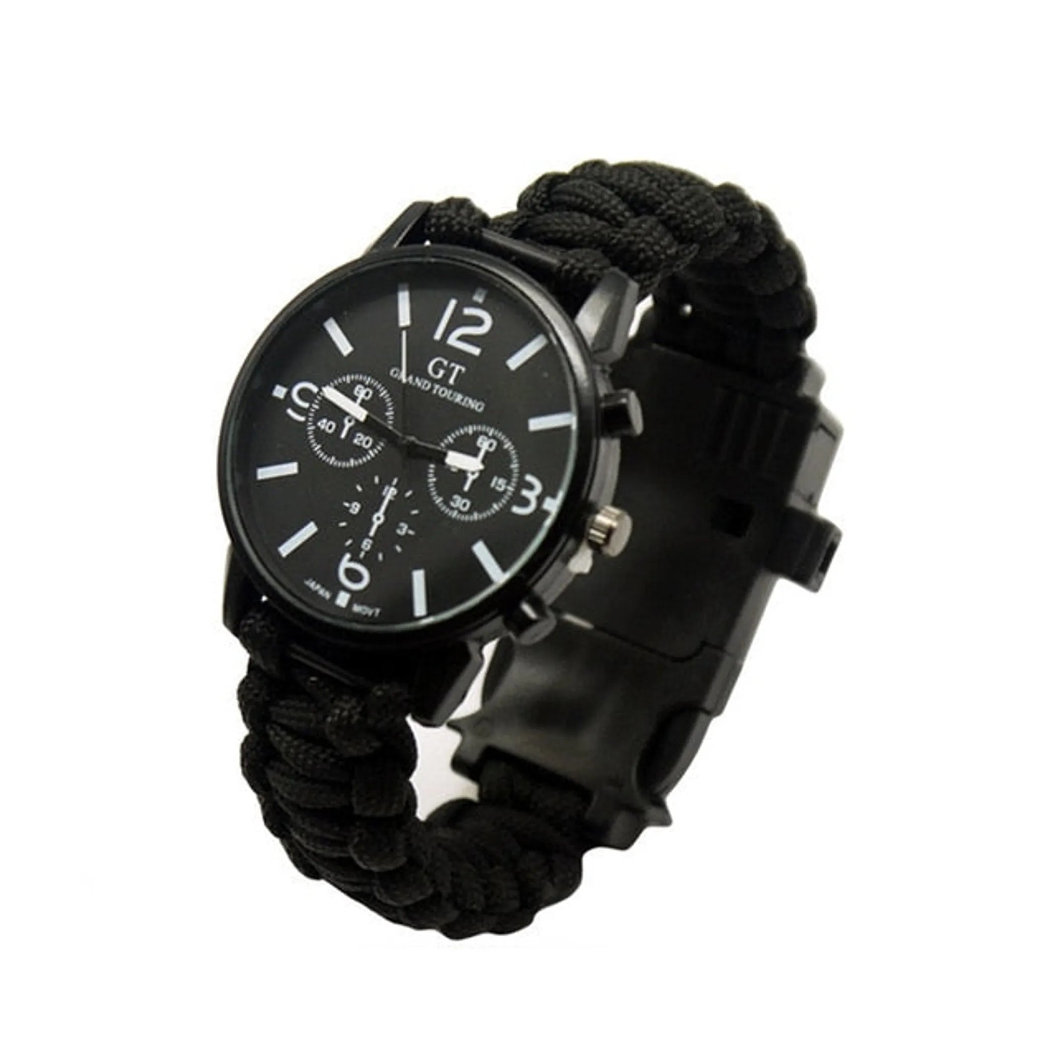 Outdoor Multi function Camping Survival Watch Bracelet Tools With LED Light - Energize Trek