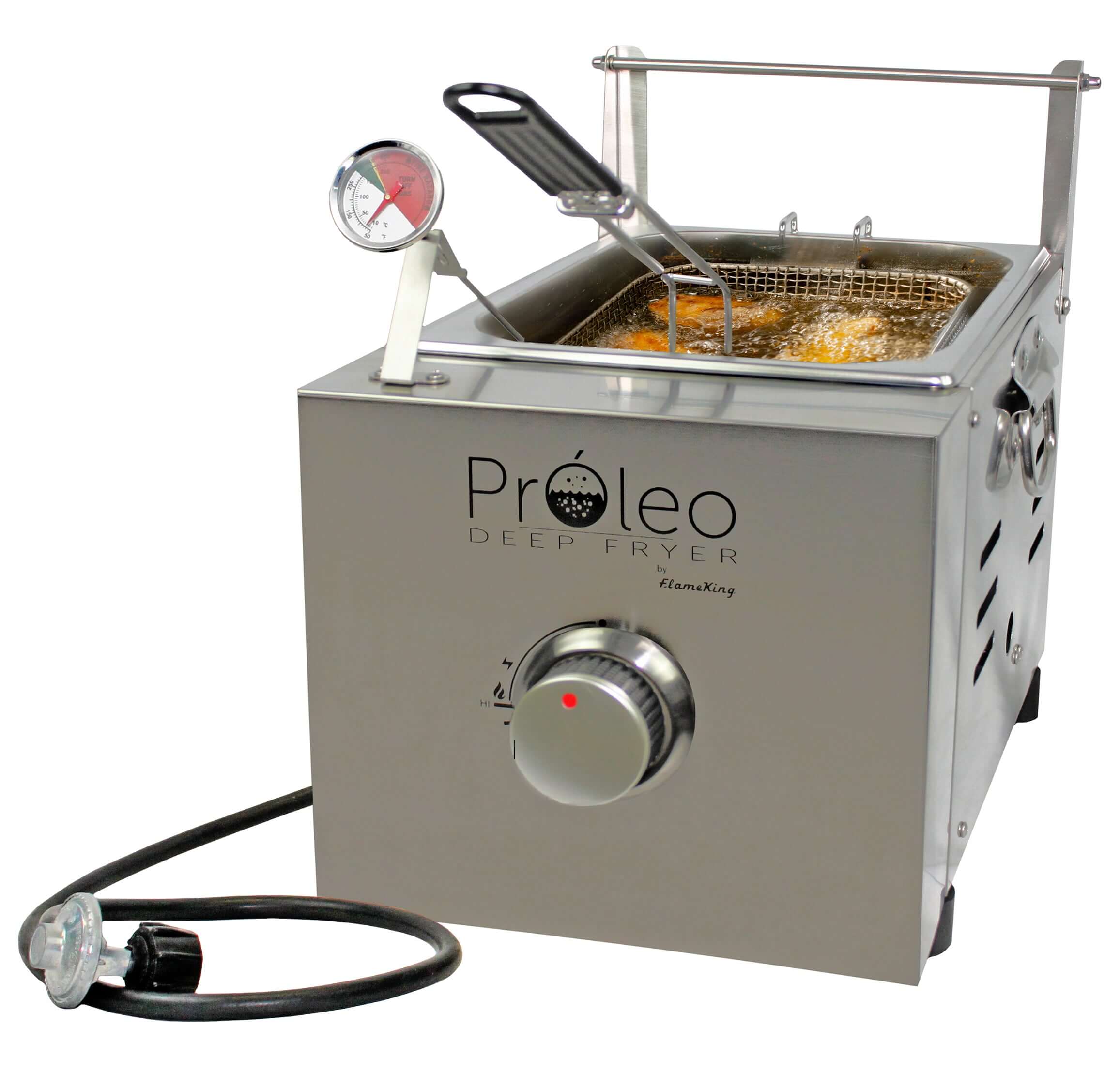 Flame King Proleo Portable Propane Deep Fryer - Energize Trek
